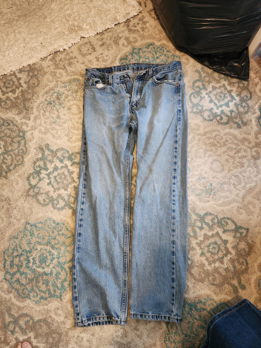 Levi's Light Blue Straight-Leg Jeans
